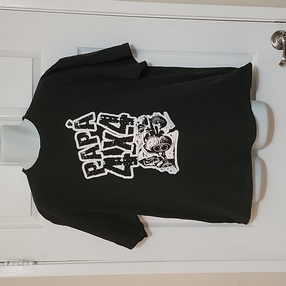 TeeStyled "Papa' 4×4" Men's Black Graphic T-Shirt Size 2XL